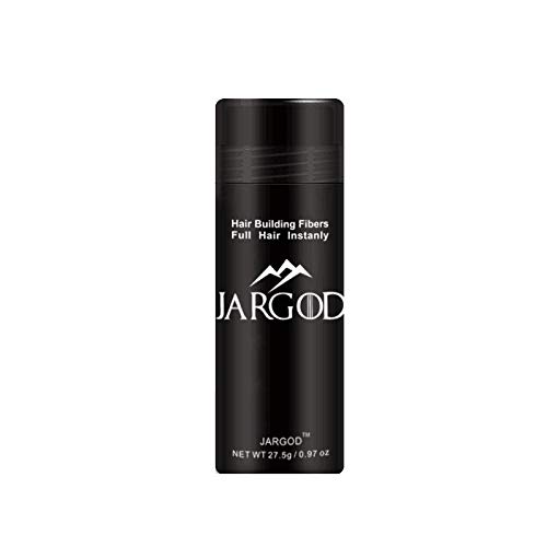 JARGOD Hair Building Fibers Hair fibers for Thining Hair Choose your color (Black)