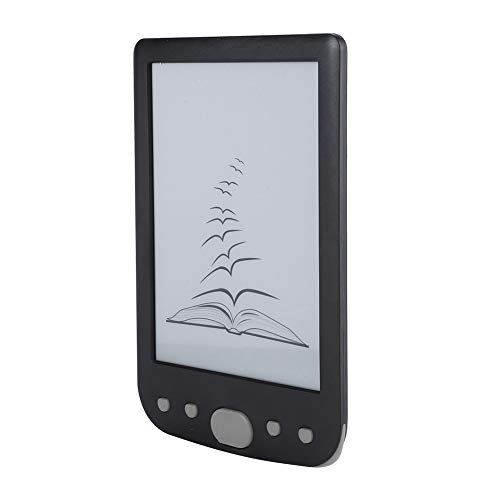 Ebook Reader, 6 Inch 800600 HD E Book Reader with E-Ink Screen and 2500MAH Large Battery Maximum 32GB TF Card for Student Worker(Gray)