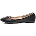 alpine swiss Womens Black Leather Pierina Ballet Flats 8 M US