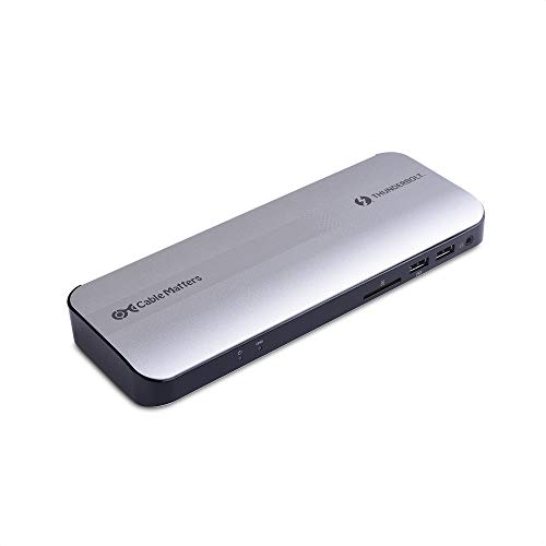 Cable Matters [Intel Certified] Aluminum Thunderbolt 3 Dock with HDMI 2