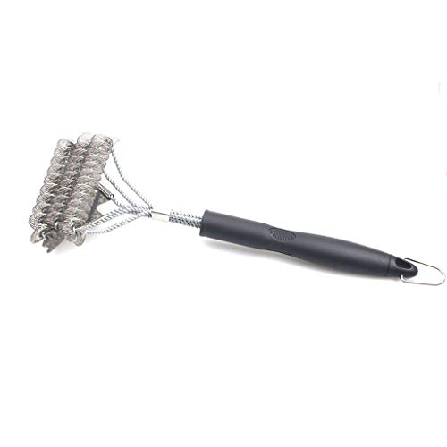 Gotian Grill Brush Safe BBQ Cleaning Brush Best Stainless Steel Grilling Accessories, Perfectly on Gas, Charcoal, Smoker, Porcelain, Infrared Grill - Thumbnail 5