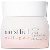 ETUDE Moistfull Collagen Cream, Face Moisturizer, Super Collagen Water, Macadamia Seed Oil, Lupinus Albus Protein, Deep Moisturizing Cream, Korean Skin Care, Beauty (2.53 Fl Oz)