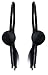 SpeakEasy Corded Over The Ear Handsfree Boom Headphones - Compatible with 3.5mm and 2.5mm Phones - iPhone, Samsung Galaxy, Android, HTC, LG - Non-Slip Design Cloth Style Cord!