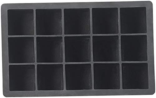 PEARL Jumbo Eiswürfel-Bereiter: 2er-Set Silikon-Eiswürfelformen für je 15 kleine Eiswürfel, je 3x3x3cm (XXXL… – Bild 8