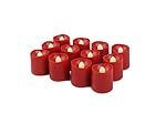 LED Tealight Candles Battery Operated Flameless Tealight Candles with Long Burn Time - 12 Pack of Votive Tealights Flameless Candles by Easy Gift Ideas