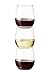 TOSSWARE 14oz Vino Summer Pack Recyclable Wine Plastic Cup, Set of 12, Clear