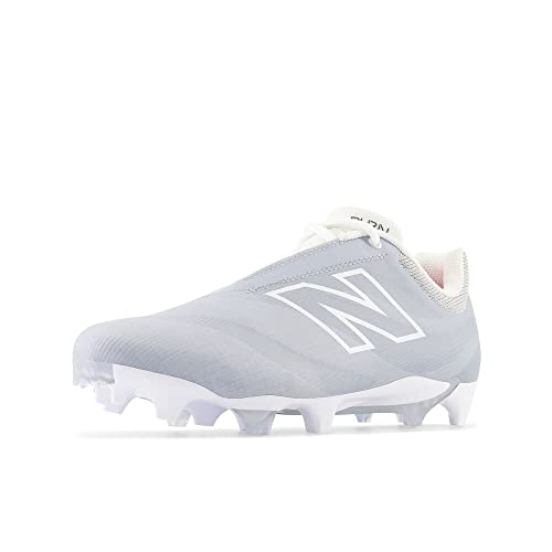 New Balance Unisex BurnX4 Lacrosse Shoe, Artic Grey/Grey, 7.5 Narrow US Men