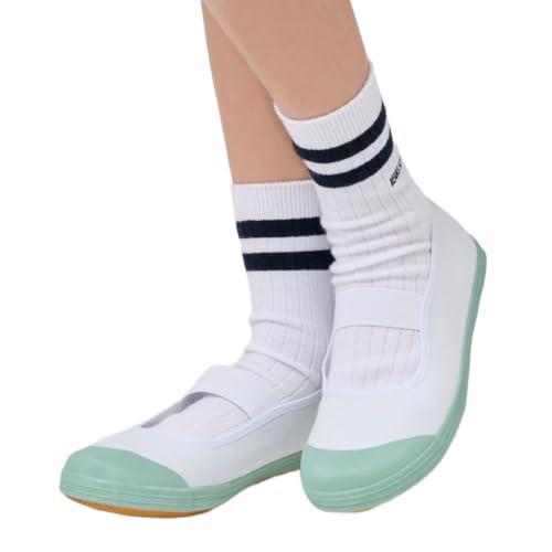 [Beams School] 上履き 18.0-23.5cm 抗菌防臭 黄変防止 ワイドフィット 116250 1 GN220