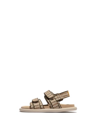 Fly London Femme PAAV228FLY Sandal, Khaki/Bumblebee, 41 EU