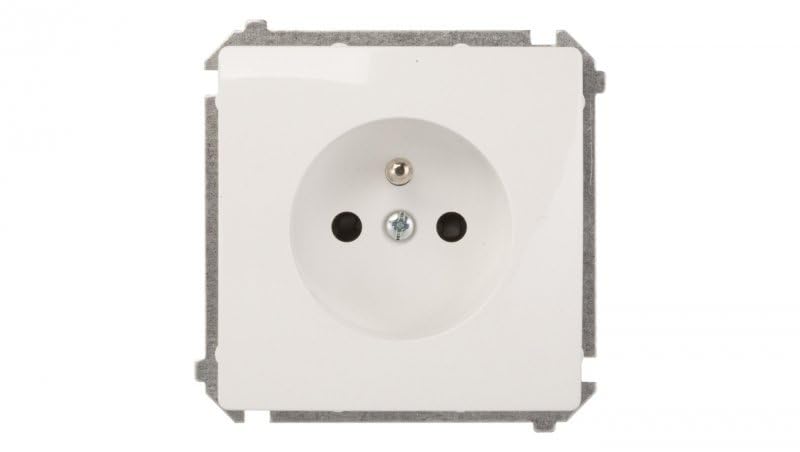 Kontakt-Simon BMGZ1Z.01/11 Socket White Plastic IP20, 250 V 75 mm 40.5 mm