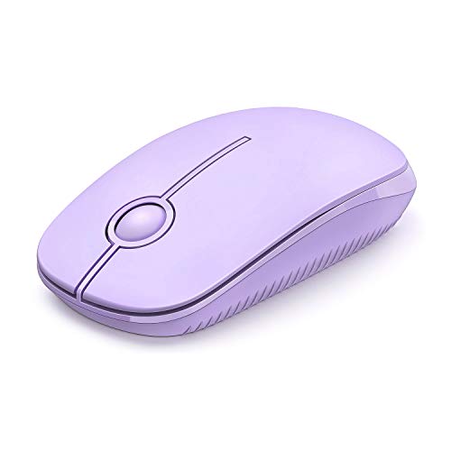 Jelly Comb 2.4G Slim Wireless Mouse with Nano Receiver, Less Noise