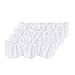 H.VERSAILTEX 4 Panels Blackout Curtain Valances for Kitchen Windows/Living Room/Bathroom Privacy Protection Rod Pocket Decoration Scalloped Winow Valance Curtains, 52