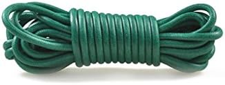 FreshHear Pack of 1 for 5m Korea Waxed Cotton Cord Size 3x3mm Color Emerald Green