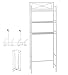 LDR INDUSTRIES White 163 3000WT 3PC Bath Organizer KIT