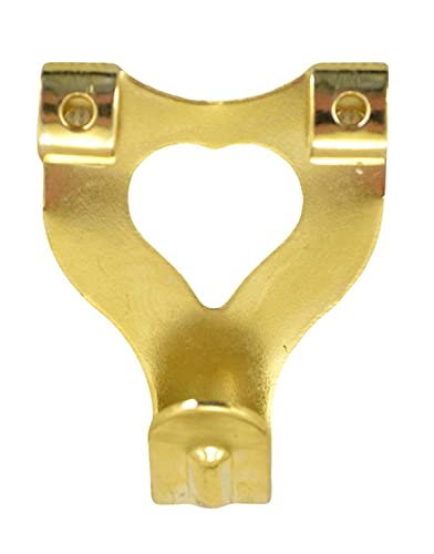 Double Picture Hooks No.3 with pins, Brassed - Pack of 5