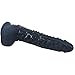 FAAK Suction Silicone Animal Dildo with Textures Ridges Stimulating Bumpy Adult Sex Novelties Dildo Artificial Big Size Black Dildo Silicone Made Soft Flexible