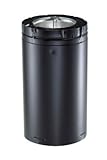 4'' x 6 5/8'' Simpson DirectVent Pro 6'' Black Chimney Pipe - 46DVA-06B