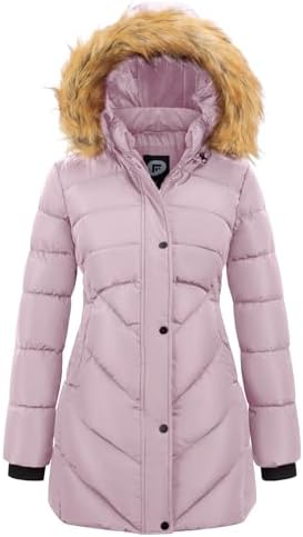 loveimgs Women Fluffy Faux Fur Coat Cropped Jacket Puffer Jacket