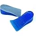 1 X HuntGold Height Increase Taller Shoe Heel Lift Silicon Gel Insole Inserts Two Layers Pads