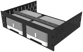 PENN ELCOM3U Rack Shelf & Faceplate for 2 x Sonos ZP120 (Connect:AMP) R1498/3UK-SONOSZP120