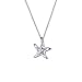 Bling Jewelry Hawaii Ocean Sea Tropical Beach Vacation Nautical Starfish Pendant Necklace For Women Teens .925 Sterling Silver