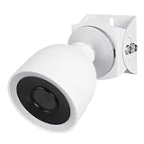Wasserstein Adjustable Metal Mount Compatible with Nest Cam IQ Outdoor - Extra Flexibility for Your Nest Cam (White)