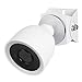 Wasserstein Adjustable Metal Mount Compatible with Nest Cam IQ Outdoor - Extra Flexibility for Your Nest Cam (White)