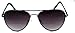 In Style Eyes C Moore Bifocal Reading Sunglasses - Wired Aviator Style Metal Frame Cheater Glasses - Non-Polarized Lens - Pewter - 1.5x