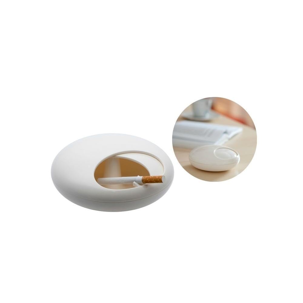 Balvi - Ashtray Pebble white melamine