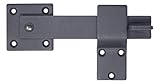 5.5" Hearth Creek Black Barn Door Hardware Farm