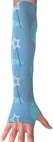YVGOYH Moon Wand Arm Sleeves,Coolet Compression Sleeves For The Arm And Elbow. 99% UV Protection And Cooling Ability For Outdoors