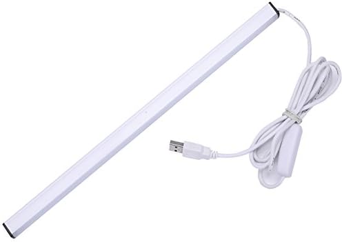 5V Portable 5W LED Rigid bar Under Counter Light 5500K natural light with 3M adhesive and Magnet Mounted, Plastic shell USB Kitchen LED Strip Under Cabinet LED Lighting, Eye-care LED desk reading Lamp