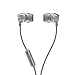 Earbuds In-Ear Headphones Metal Sound Cell Phone Headset Earphones with Mic & Stereo Bass for iPhone 6S Plus 6 5S, iPod, iPad, Samsung S6 Note 5, HTC, LG G4 G3, Android Smartphones, MP3 Players (Grey)