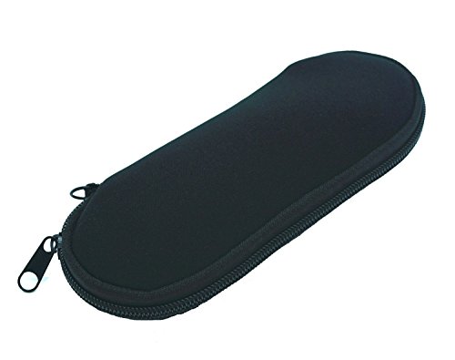Wanty Portable Travel Zipper Soft Neoprene Safety Pouch Box Case for Sunglasses, Swimming glasses and Eyeglasses