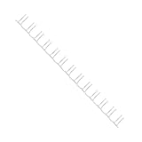 TruBind 9/16-Inch 3:1 Twin Loop Binding Wires - Pack of 100, White (EW32L0916-WH)
