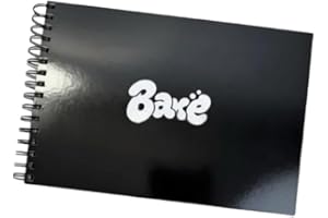 Graffiti Sketchbook, 200lb Recycled Paper, Bare Graffiti Sketchbook, 180 Real World Canvases at Your Fingertips, Graffiti Ske