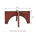 Mkono Plant Stand Wood Mid Century Flower Pot Holder (Pot Not Included) Home Decor Potted Rack Rustic Decor, Fits Up to 12 Inch Planter, Brown