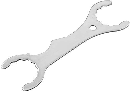 Namvo 2PCS Faucet Wrenches, Superior Tool Multifunctional Spanner Wrench for Tap Beer Tower Coupler Multi-Use Faucet Key Tool Removal, Stainless Steel