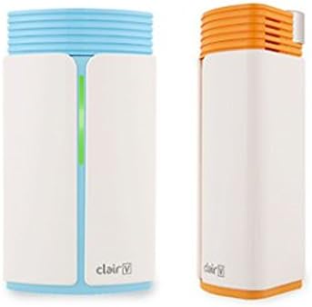 Clair V Battery Powered Fridge Air Purifier Fridge Freshener &amp; Refrigerator Deodorizer(Orange)