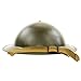 Original WWII Dated British Brodie Steel Helmet in OD Green - Genuine WW2