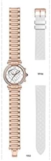 by Gevril Berletta Chrono Womens Chronograph With Diamonds Swiss Quartz With Additional Leather Strap Rose Gold Tone Stainless Steel Bracelet Watch, (Model: 1552)