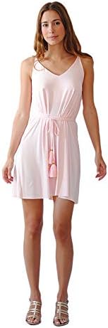 PERINOLA Women Casual Swing Short Sleeveless Dress with Tassels for Party | Cocktail | Bridesmaid