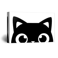 signwin-Canvas Wall Art-Cute Cat and Dog-Canvas Prints Home Artwork Decoration for Living Room,Bedroom - 12x18 inches
