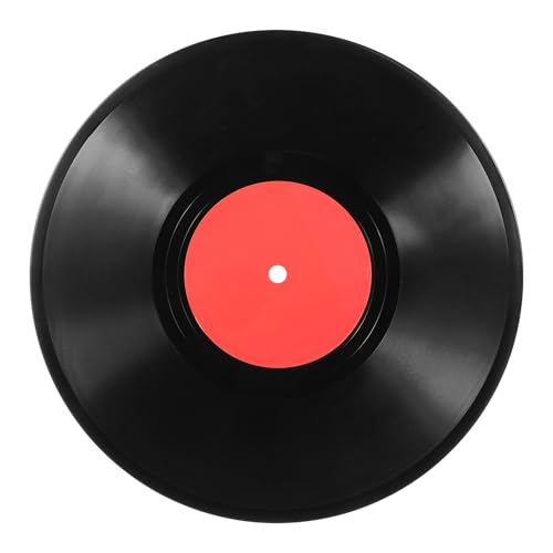 Cabilock Leere Vinyl-Schallplatten Wanddekoration Groß 30Cm 1950Er-Jahre-Rock-And-Roll-Musik Party-Dekoration Gefälschte Vinyl-Schallplatten Leere Retro-Wandaufkleber thumbnail 1