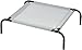 Amazon Basics Cooling Elevated Dog Bed with Metal Frame, X-Small, 28 x 21 x 7 Inch, Grey