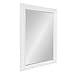 Kate and Laurel Whitley Large Framed Rectangle Wall Mirror, 29.5x41.5 White