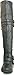 TOP Moda Womens Night-79 Over The Knee Round Toe Buckle Riding Flat Boots