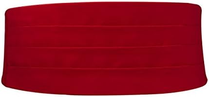 Red Satin Cummerbund