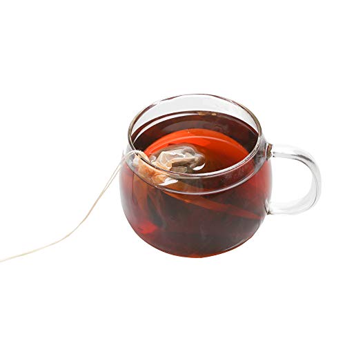 Tinkee Tea Filter bags, safe and natural material, disposable tea infuser, empty tea bag with drawstring for loose leaf… - Image 4