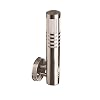 BRILLIANT lamp Gerna buitenwandlamp staande bewegingsmelder roestvrij staal | 1x C35, E27, 8W, geschikt voor kaarslampen (niet inbegrepen) | Schaal A ++ tot E | IP-beschermingsklasse: 44 – spatwaterdicht